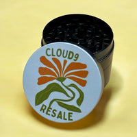 Load image into Gallery viewer, Custom printed with your logo or image black herb grinder, Personalized grinder / Full color print
