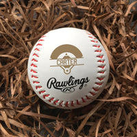 Load image into Gallery viewer, Personalized Baseball, engraved baseball, groomsman announcement baseball, groomsman gift, custom baseball, baseball team gift/Laser Engrave
