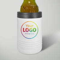 Load image into Gallery viewer, Custom Logo Black Stainless Steel Vacuum Insulated Beverage Holder / Full Color UV Printed
