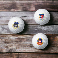 Load image into Gallery viewer, Custom printed golf balls with your text or photo, Golf gift idea / Real golf balls printed / Set of 3, 6, 9 or 12
