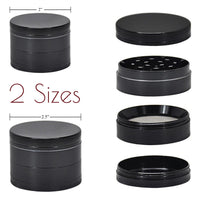 Load image into Gallery viewer, Monogram Black Herb Grinder, Personalized Grinder / Laser engraved
