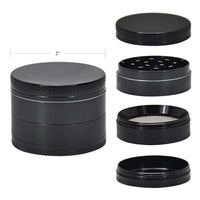 Load image into Gallery viewer, Monogram Black Herb Grinder, Personalized Grinder / Laser engraved
