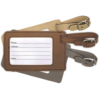 Load image into Gallery viewer, Personalized modern luggage tag, Custom travel tag, Leather luggage name tag, Suitcase tag, Traveler gift for Him or Her - Laser engraved
