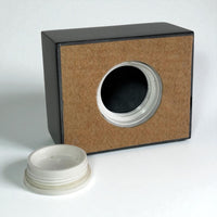 Load image into Gallery viewer, Personalized Jet Black Marble Urn – Custom Photo &amp; Engraved Memorial Keepsake, Rectangular photo border
