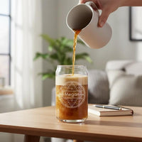 Load image into Gallery viewer, Personalized Beer Can Glass, Vintage Design Name or Monogram, Groomsmen gift / 16oz. Glass
