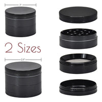 Load image into Gallery viewer, Personalized Black Herb Grinder, Name or Monogram Grinder / Laser engraved
