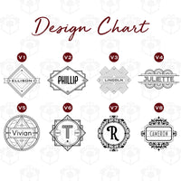 Load image into Gallery viewer, Personalized Whiskey Glass, Vintage Design Name or Monogram, Groomsmen or Bridesmaid gift / Engraved Rocks Glass 10.5 oz.
