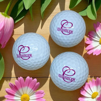 Load image into Gallery viewer, Monogram Custom Printed Golf Balls with your Name, Golf gift idea, Wedding Golf Balls / Real golf balls printed / Set of 3, 6, 9 or 12
