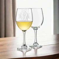 Load image into Gallery viewer, Personalized wine glass, custom wine glasses, Engraved wine glasses, Engraved/Wine Glass 20oz. Wedding wine glasses
