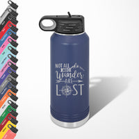 Load image into Gallery viewer, Camping theme bottle Laser Engraved / 32oz. in 17 color options / 40 design options
