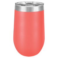 Load image into Gallery viewer, Beach vacation theme wine tumblers Laser Engraved / 12oz. or 16oz. in 17 color options / 50 design options
