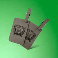 Load image into Gallery viewer, Personalized Golf bag tag, engraved golf luggage tag, leather luggage tag/Laser engraved suit case tag, sports gift, golf gift engraved
