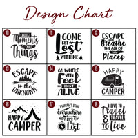 Load image into Gallery viewer, Camping theme bottle Laser Engraved / 32oz. in 17 color options / 40 design options
