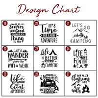 Load image into Gallery viewer, Camping theme tumbler Laser Engraved / 20oz. or 30oz. in 18 color options / 40 design options
