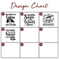 Load image into Gallery viewer, Camping theme bottle Laser Engraved / 32oz. in 17 color options / 40 design options
