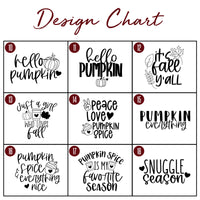 Load image into Gallery viewer, Fall theme tumbler Laser Engraved / 20oz. or 30oz. in 18 color options / 20 design options
