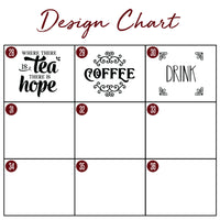 Load image into Gallery viewer, SET OF 4 drink theme engraved slate coasters / Laser engraved / 30 design options
