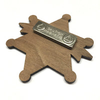 Load image into Gallery viewer, Ring security badge, Ring bearer badge, Ring bearer gift, Wood name badge, Ring security gift, Wedding name tag, Engraved wood name tag - RCH Gifts
