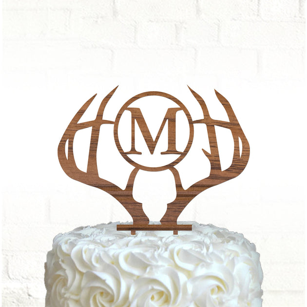 Wedding Antler Monogram Cake Topper Wood Cake Topper Laser Cut Ant   Il Fullxfull.1531956714 9nrm 1200x630 