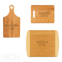 Load image into Gallery viewer, Personalized engraved cutting board, Monogram cutting board, New home cutting board, Closing gift, Wedding cutting board - RCH Gifts
