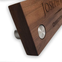Load image into Gallery viewer, Engraved Desk Name Plate, Personalized name plate / Laser engraved, Hardwood, Desk name plaque, desk plaque, Desk name personalized - RCH Gifts
