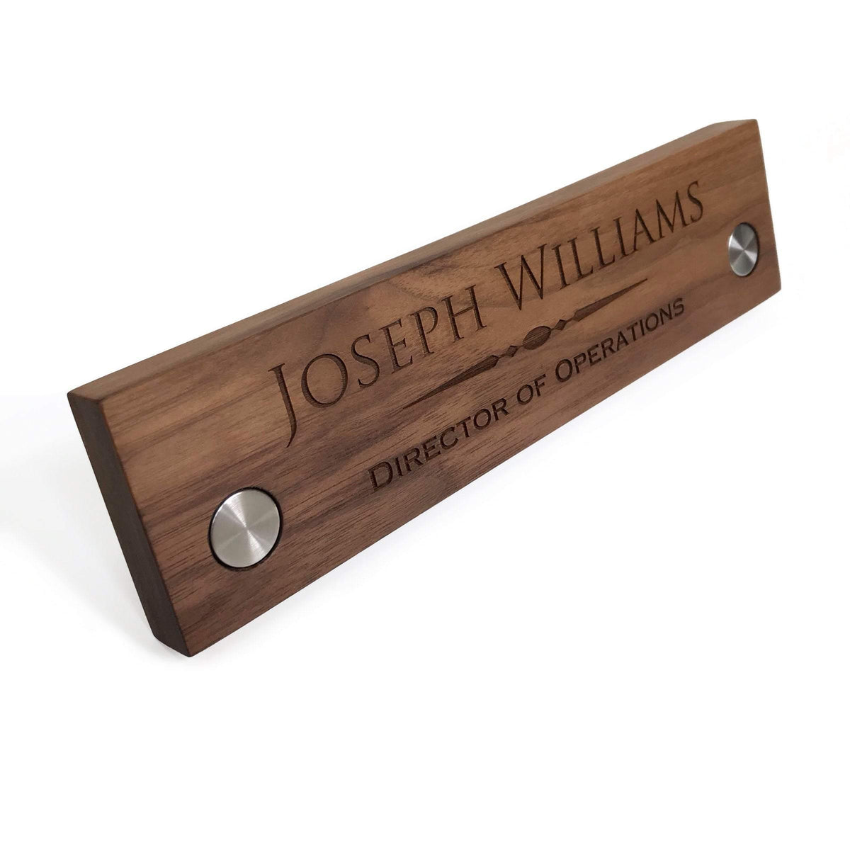 Engraved Desk Name Plate, Personalized name plate / Laser engraved, Hardwood, Desk name plaque, desk plaque, Desk name personalized - RCH Gifts