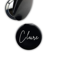 Load image into Gallery viewer, Compact mirror personalized, Makeup bag mirror / Laser engraved - RCH Gifts
