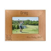 Load image into Gallery viewer, Golf picture frame personalized, Golf team gift engraved / 4x6 photo frame / Laser engraved - RCH Gifts
