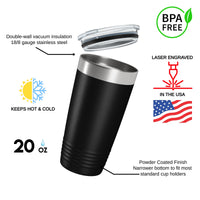 Load image into Gallery viewer, Graduation Custom engraved tumblers, Grad gift mug, Laser Engraved / 20oz. or 30oz. in 18 color options
