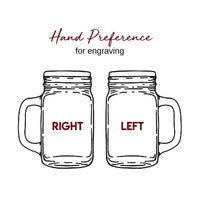 Load image into Gallery viewer, Father of the Groom or Bride mason jar mug glass, Dad glass, Wedding party gift for parents / Laser Engraved 16oz.
