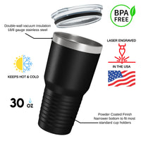Load image into Gallery viewer, Graduation Custom engraved tumblers, Grad gift mug, Laser Engraved / 20oz. or 30oz. in 18 color options
