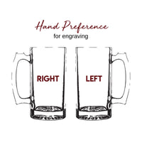 Load image into Gallery viewer, Father of the Groom or Bride beer mug glass, Dad glass, Wedding party gift for parents / Laser Engraved 25oz.
