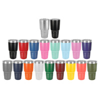 Load image into Gallery viewer, Custom Personalized Monogram full color printed tumblers UV Printed / 20oz. or 30oz. in 18 color options
