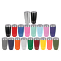 Load image into Gallery viewer, Custom Personalized Monogram full color printed tumblers UV Printed / 20oz. or 30oz. in 18 color options
