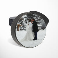 Load image into Gallery viewer, Custom printed hockey puck with your text or photo / Regulation hockey puck printed
