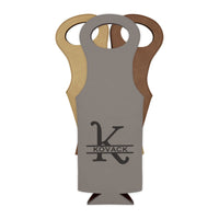 Load image into Gallery viewer, Personalized wine bag, Wine tote engraved, Custom wine carrier / Laser engraved
