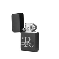 Load image into Gallery viewer, Monogram Lighter, Engraved lighter, Personalized lighter / Laser engraved lighter w/case  Cigar lighter, Engraved lighter, Custom lighter
