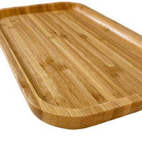 Load image into Gallery viewer, Personalized monogram bamboo tray / Laser engraved
