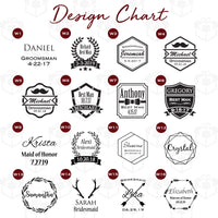 Load image into Gallery viewer, Groomsman can coolers, Wedding can coolers, Best man gift, Personalized Beverage Holder / Laser engraved
