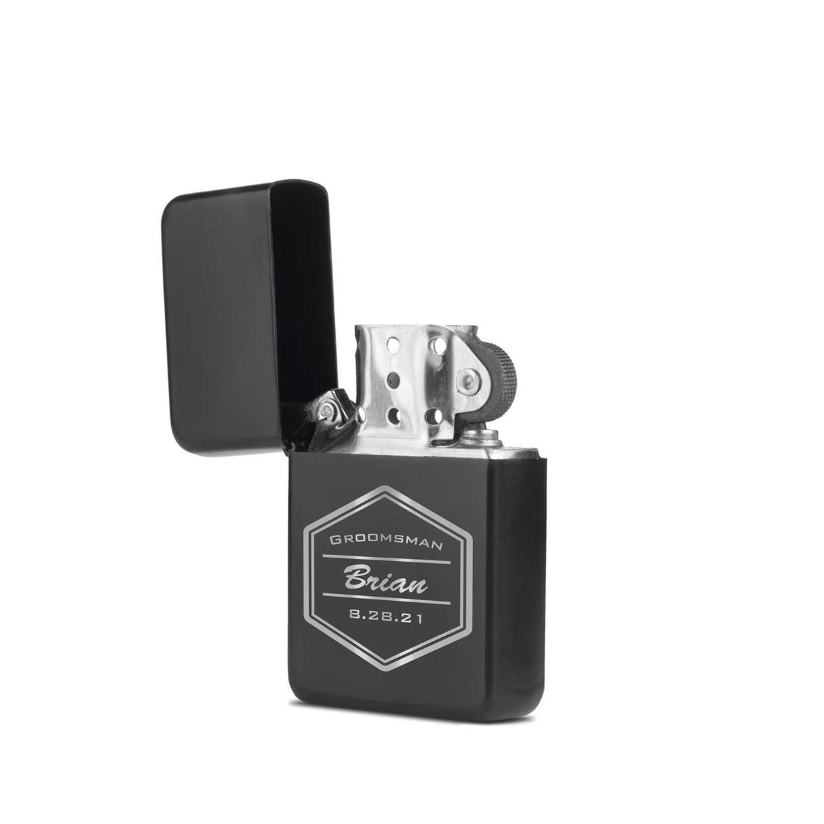 Groomsman Lighter, Engraved lighter, Personalized lighter / Laser engraved lighter w/case  Cigar lighter, Engraved lighter, Custom lighter