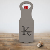 Load image into Gallery viewer, Personalized wine bag, Wine tote engraved, Custom wine carrier / Laser engraved
