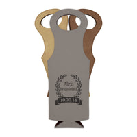 Load image into Gallery viewer, Bridesmaids wine tote bag, Wine carrier bag engraved, Personalized wine gift /Laser engraved
